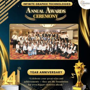 Gold Black Modern Dinner Awards Night Instagram Post